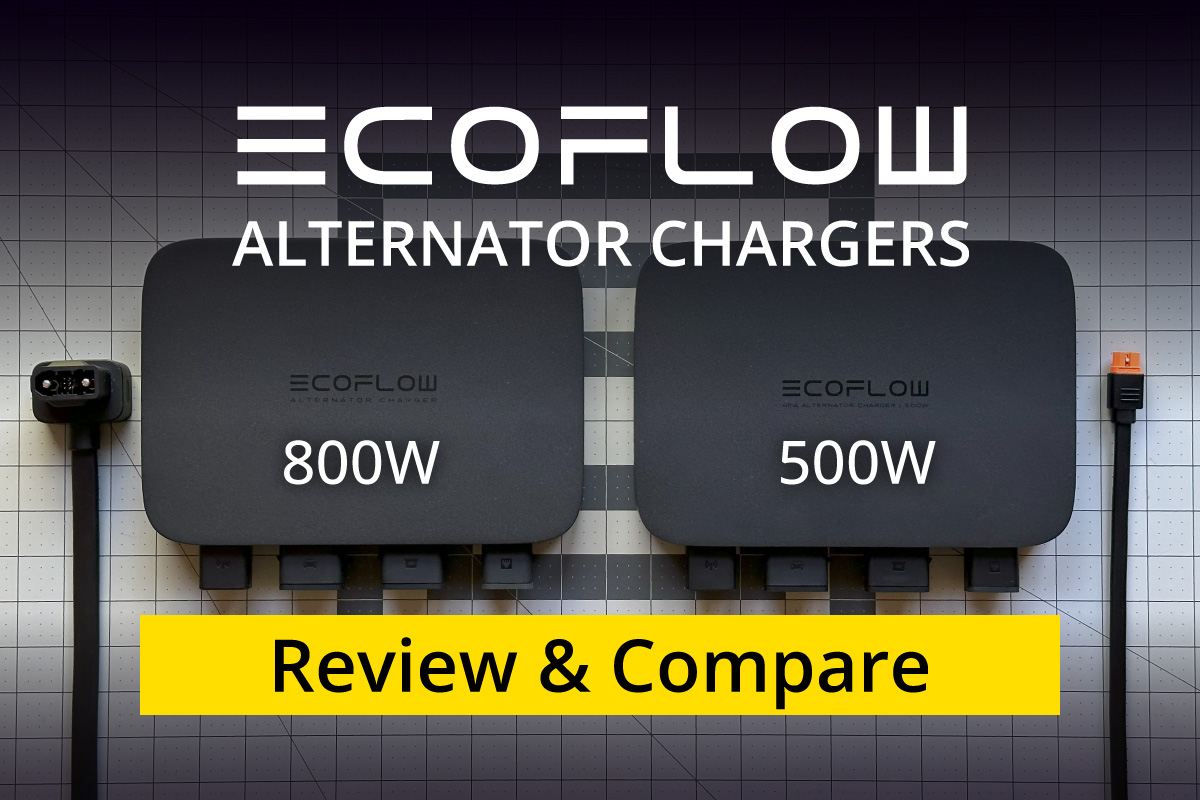 EcoFlow Alternator Chargers: 500W & 800W Models