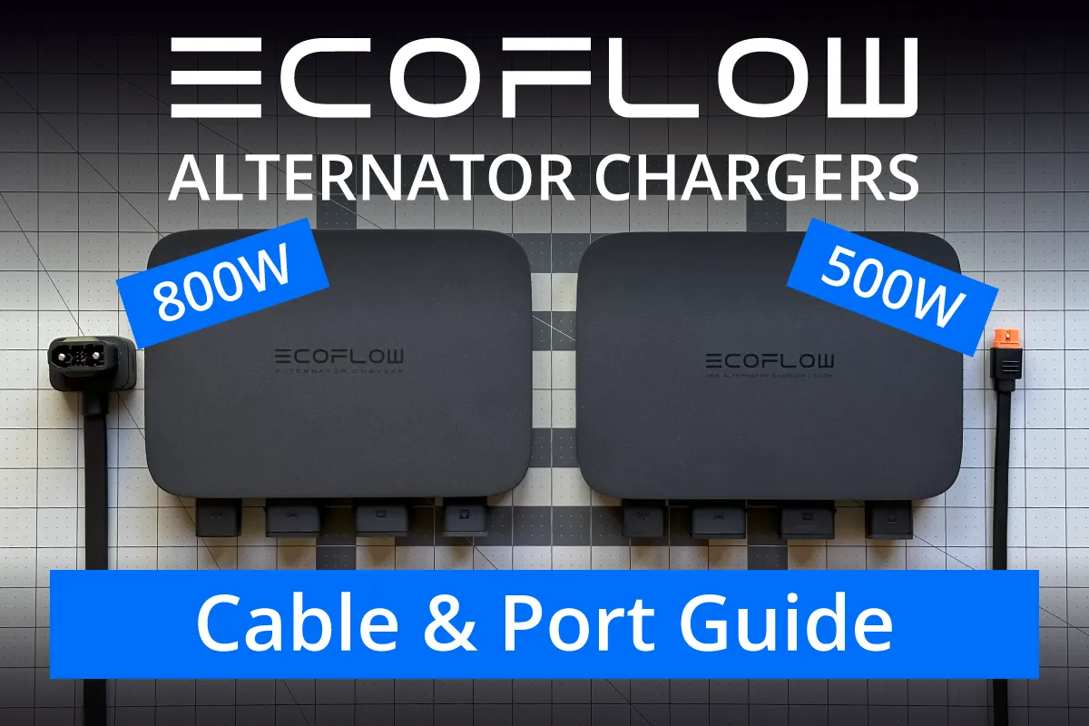 EcoFlow Alternator Charger Cable Guide