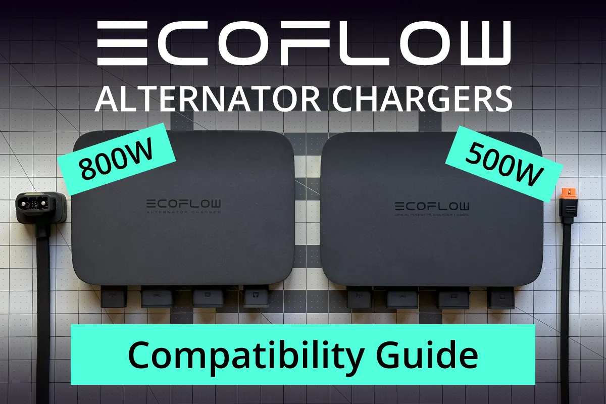 EcoFlow Alternator Charger Compatibility