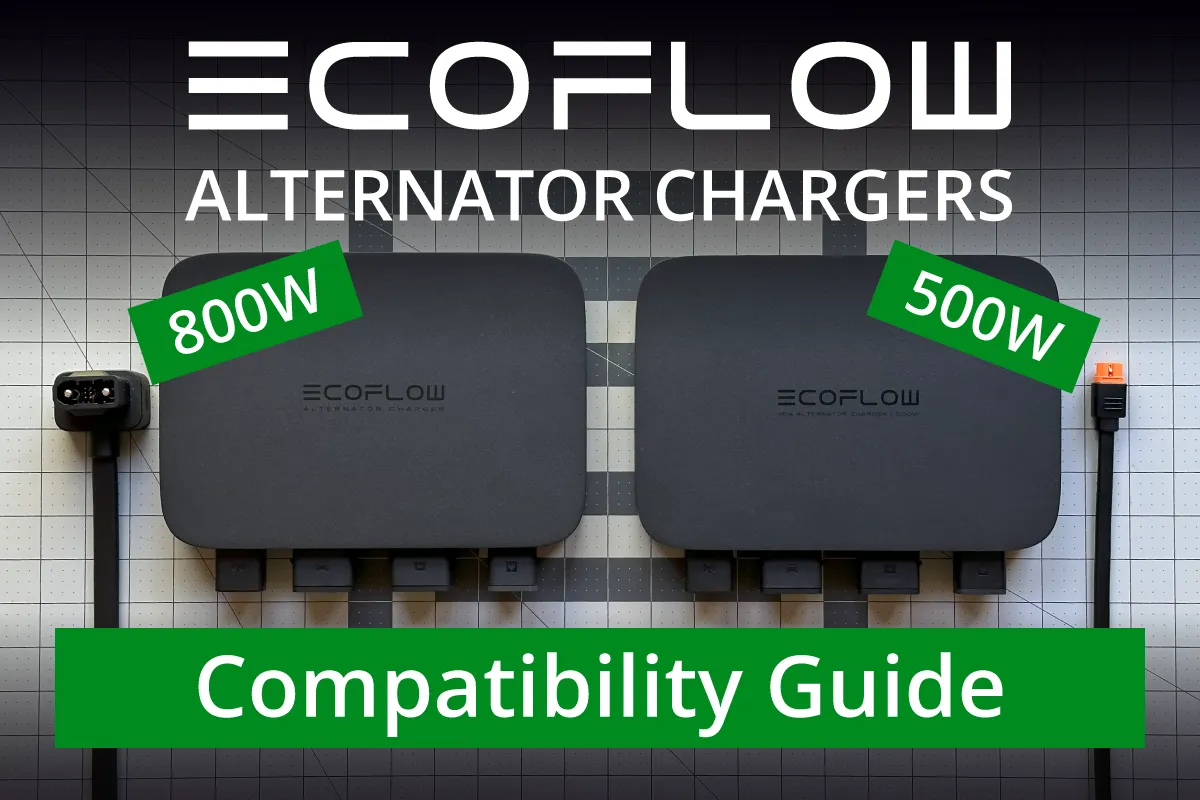 EcoFlow Alternator Charger Compatibility
