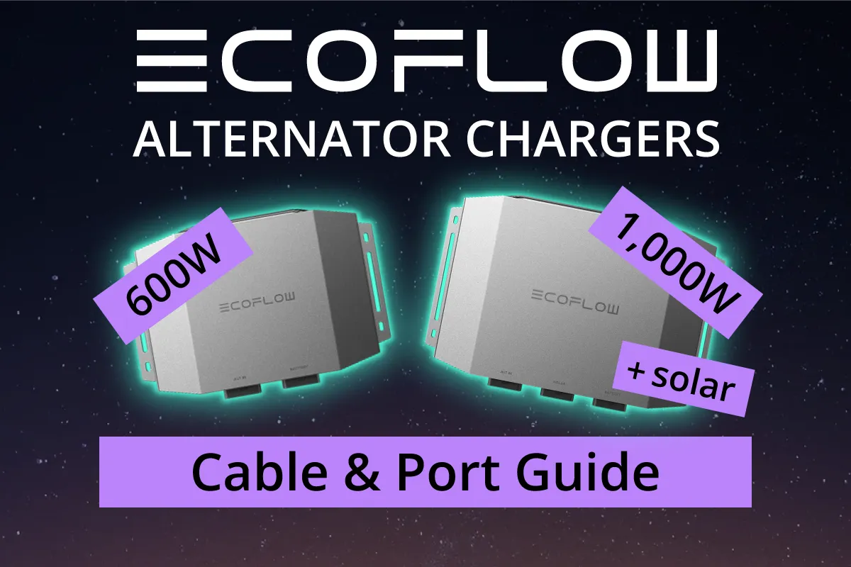 EcoFlow Alternator Chargers: 600 & Plus 1000 Models