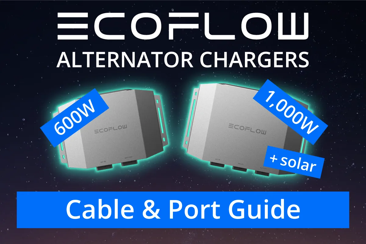 EcoFlow Alternator Charger Cable Guide