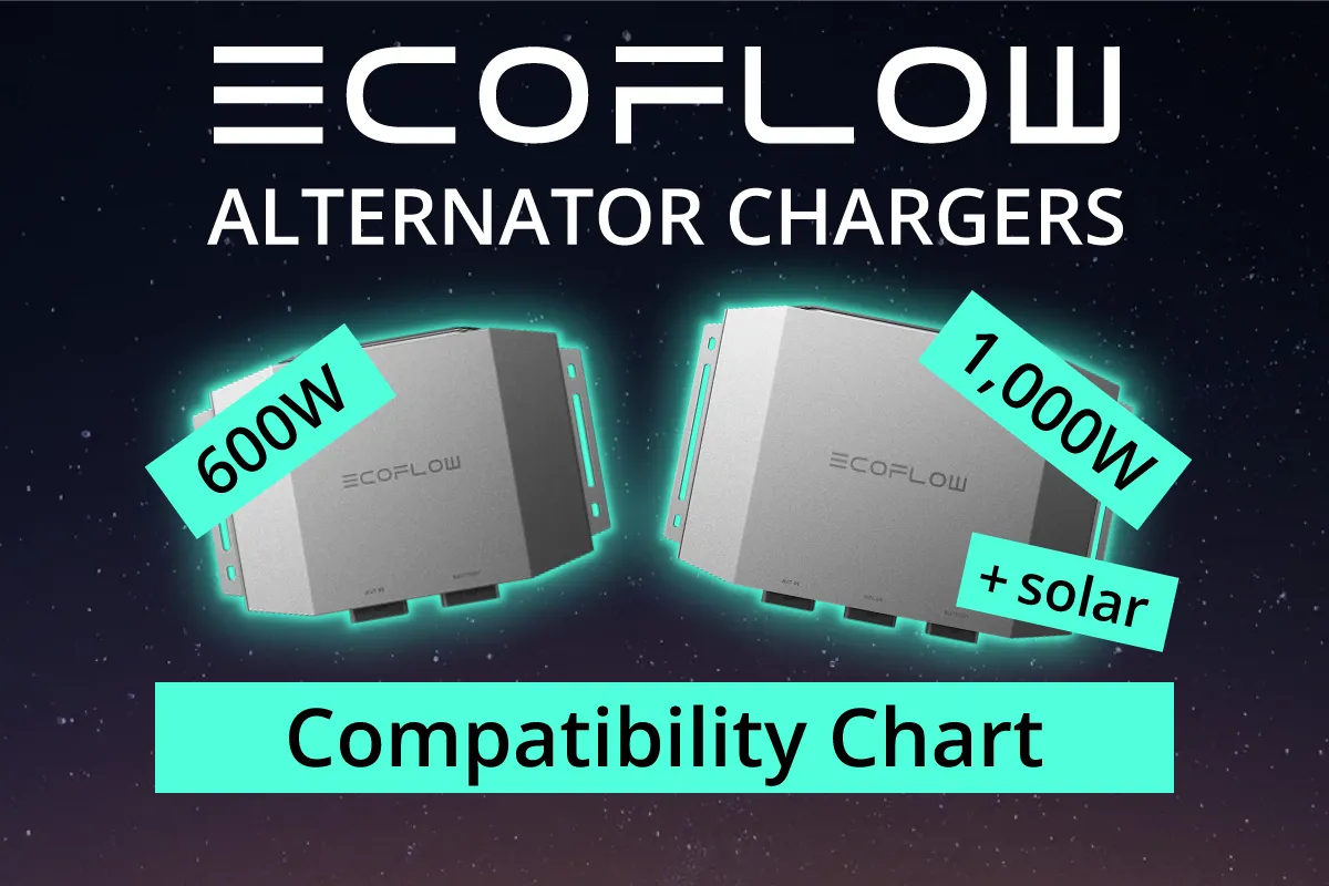 EcoFlow Alternator Charger Compatibility