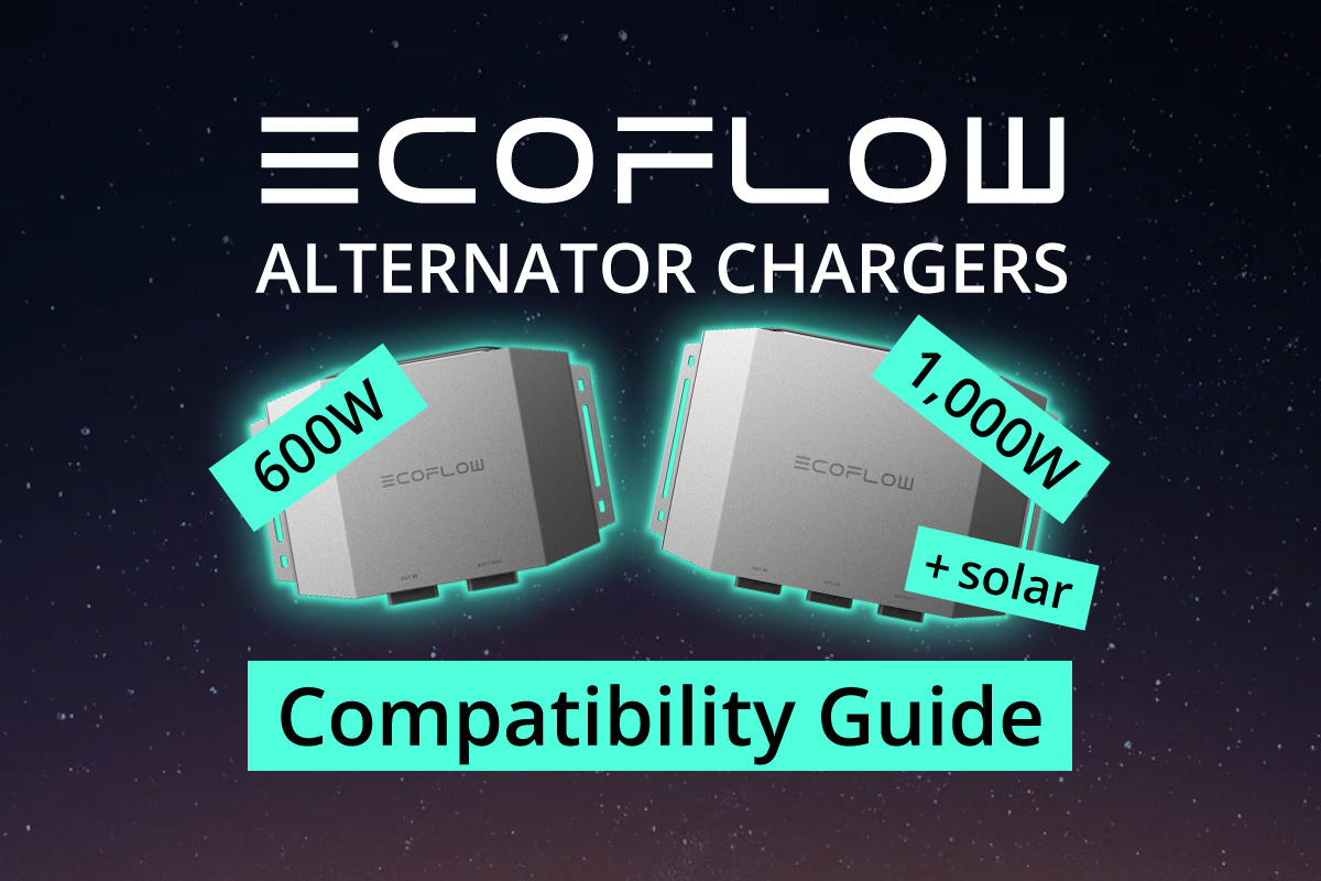 EcoFlow Alternator Charger Compatibility: 600 & Plus 1000 Models