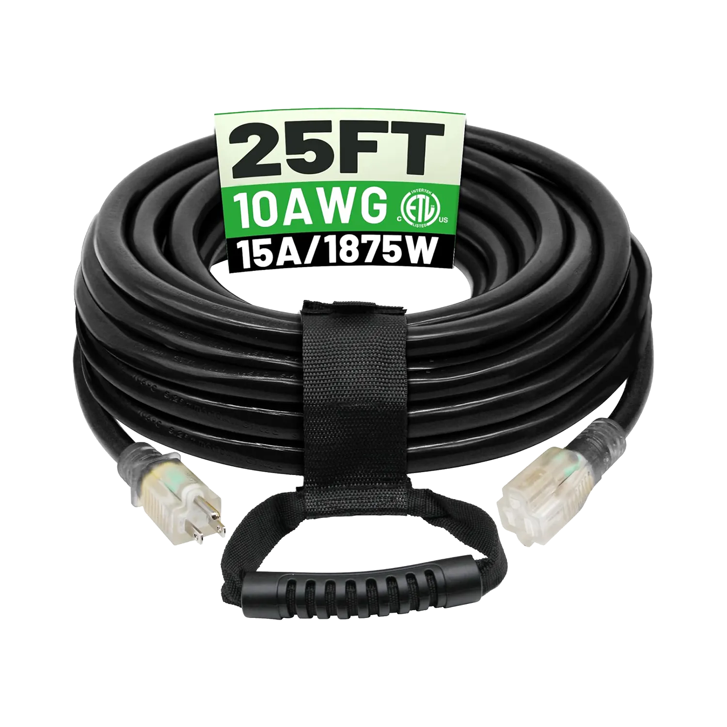 Heavy duty extension cord