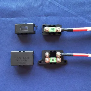 EcoFlow Alternator Charger cable and fuse block comparison