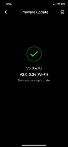 Screenshot of EcoFlow app