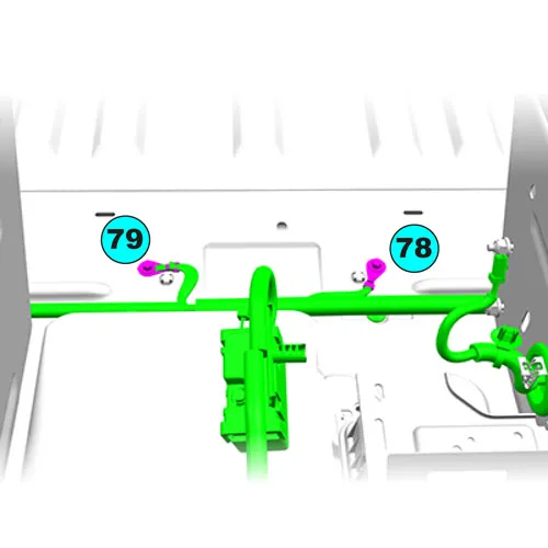 2024 Ford Transit ground points #78-79